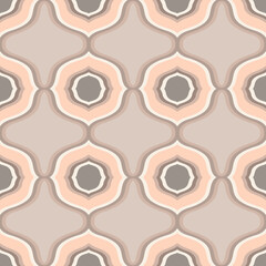 Geomertic Seamless Pattern. Vector Background for Tile, Textile, Card.  - 679336857