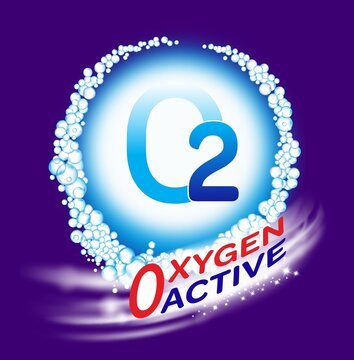 O2 OXI ACTIVE OXIGEN LOGO INOCO BLUE ON PURPLE