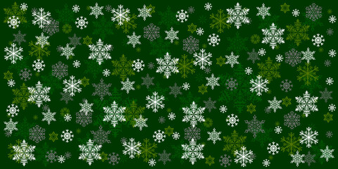 Winter seamless pattern with snowflakes. It can be used for wallpapers, wrapping, cards, patterns for clothes and other.