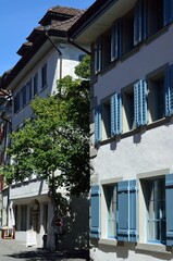 Fototapeta na wymiar Edificio histórico en Zug, Suiza