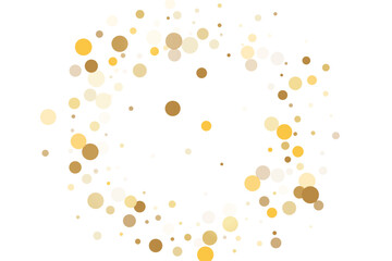 Gold glitter confetti, great design for any purpose. Party decor.