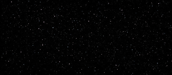 stars on black background, outer space galaxy - 679343861