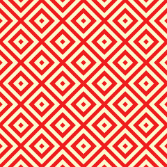 Seamless ornament. Rhombuses pattern. Diamonds backdrop. Tiles wallpaper. Ethnic motif. Geometric background. Checks digital paper. Textile print. Squares abstract