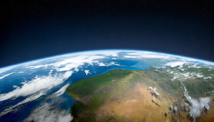 the earth viewed from the orbit element of this image from nasa public domain