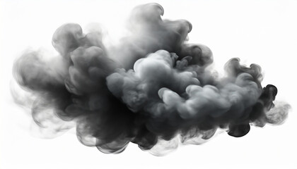 dark fog or smoke effect isolated on white background steam explosion special effect effective texture of steam fog smoke png vector illustration