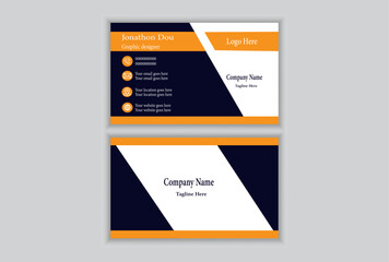 Creative, Colorful and Elegant Business Card Design Template.