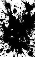 Naklejka premium Grunge black and white texture. Drawing of an old worn-out surface. Dirty city background