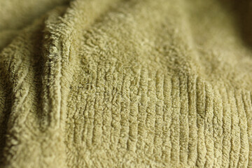 close up towel of knitted fabric