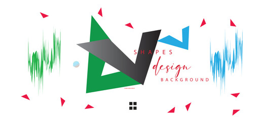 Abstract geometric shapes background for web design ,print, presentation, banner , flyer, magazine. design