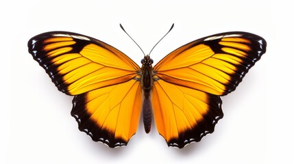 butterfly full body on white background