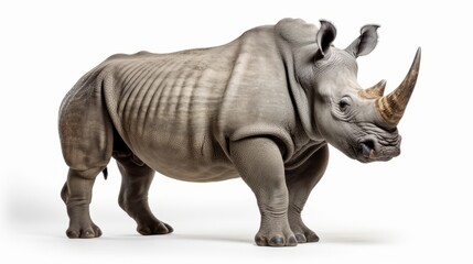 Obraz premium rhino full body on white background