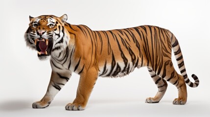 Obraz premium tiger full body on white background