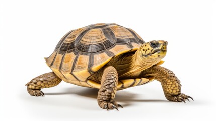 Obraz premium turtle full body on white background