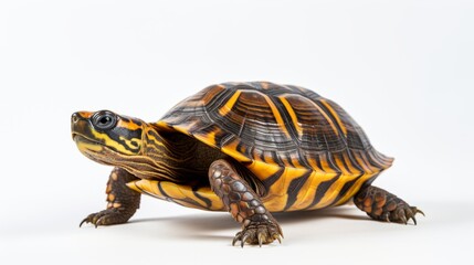 Fototapeta premium turtle full body on white background
