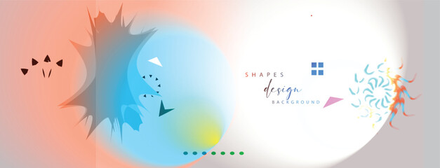 Abstract geometric shapes background for web design ,print, presentation, banner , flyer, magazine. design