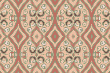 Ethnic abstract purple Seamless ikat pattern in tribal, folk embroidery, and Asia style. Aztec geometric art ornament print. Design for carpet, wallpaper, clothing, wrapping, fabric, cover.