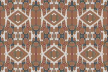 Ethnic abstract purple Seamless ikat pattern in tribal, folk embroidery, and Asia style. Aztec geometric art ornament print. Design for carpet, wallpaper, clothing, wrapping, fabric, cover.