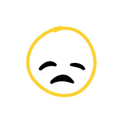 emoticon hand drawn vector