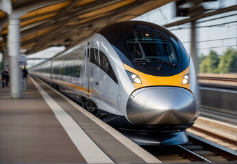 Fototapeta premium Railroad, train, public transportation