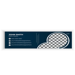 Creative email signature template design
