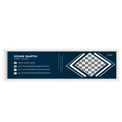 Creative email signature template design
