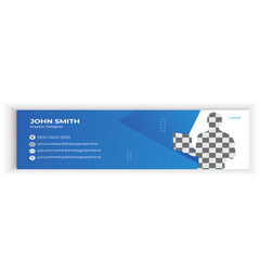 Creative email signature template design