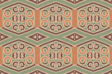 Ethnic abstract ikat art design. Seamless pattern in tribal, folk embroidery, and Mexican style. Seamless abstract ikat pattern.background ,carpet,wallpaper,clothing,