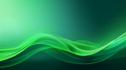 Abstract futuristic green background with glowing light effect.Vector illustration.