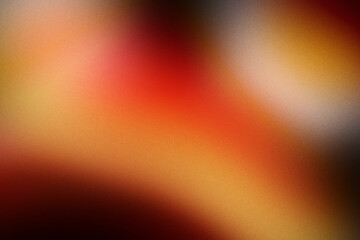 Orange red abstract grainy gradient background noise texture effect poster design 