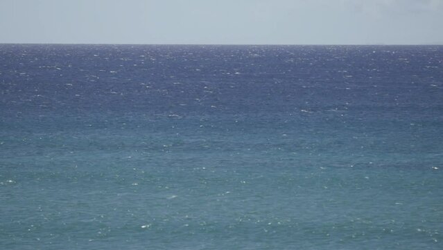 slow motion choppy waves off the coast of maui hawaii