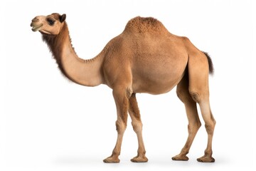 Camel isolated on white background