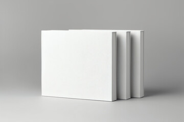 book with blank cover and pages on white