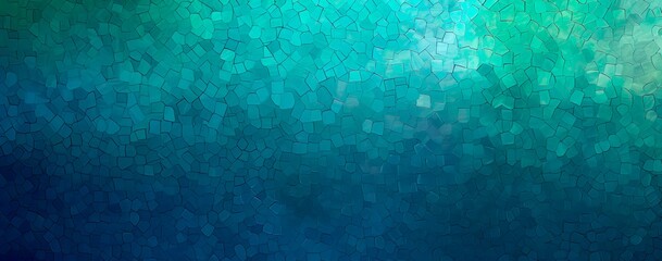Fototapeta na wymiar Emerald and Azure Bliss: Abstract Background Wallpaper for Smartphones and Tablets - Impasto Texture, Realistic Light, Tonalist Art