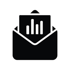 Envelope icon, message envelope, vector illustration isolated on white background  