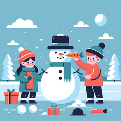 Christmas tree, Santa Claus, gifts, Nativity, reindeer, snow