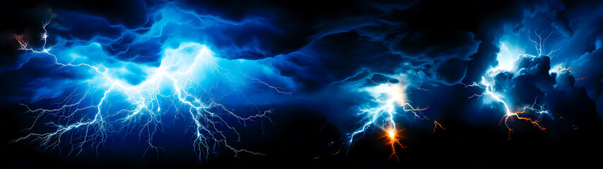 Thunder and lightning in the dark