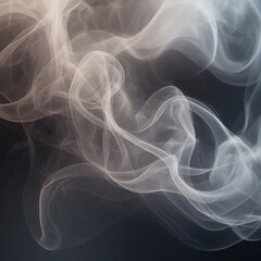 Minimalism: Gray Smoke and Glowing Waves Screensaver