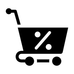 Shopping Cart glyph icon