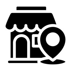 Store Location glyph icon