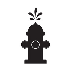 fire hydrant icon logo vector design template