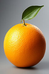 Portrait of tangerine. Ideal for your designs, banners or advertising graphics.
