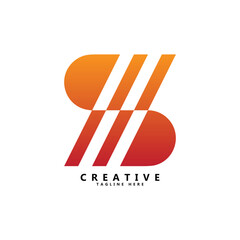 SB letter logo design