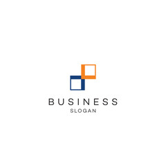 Obraz premium Squire connection link communication professional logo design business solution Abstract vector brand flat Icon design vector modern minimal style illustration emblem sign symbol logotype typography