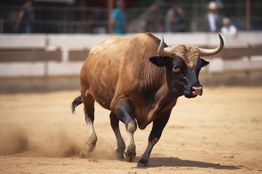 traditional bullfight in spain