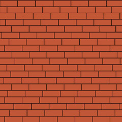 Brown Brick Wall Texture Background, Red Brick Wall, Brick Wall With Shadow