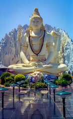 Statue of Hindu god Lord Shiva in Bangalore, India
