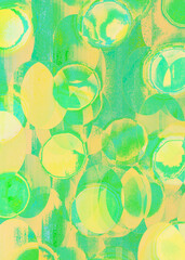Yellow, green abstract vertical background with copy space for text or your images