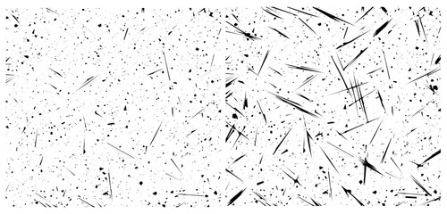 Abstract Monochrome Grunge Scratches Texture Background