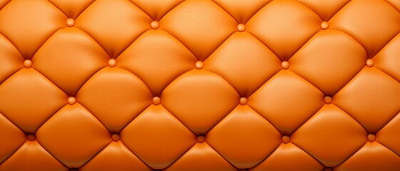 Orange leather texture background. Close-up of Orange  leather texture, leather pattern for graphic design and web design.