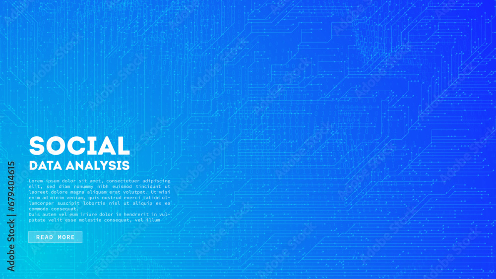 Poster Big Data cloud computing. Blockchain visualiztion. Social network information complexity.